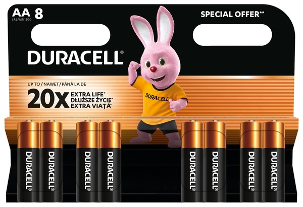 Батарейка DURACELL LR06 MN1500 1x8 шт.