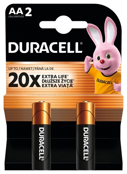 Батарейка DURACELL LR06 MN1500 1x2 шт.