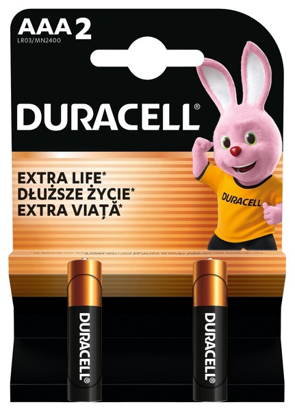 Батарейка DURACELL LR03 MN2400 1x2 шт.