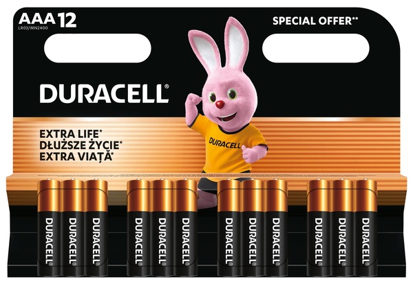 Батарейка DURACELL LR03 MN2400 1x12 шт.