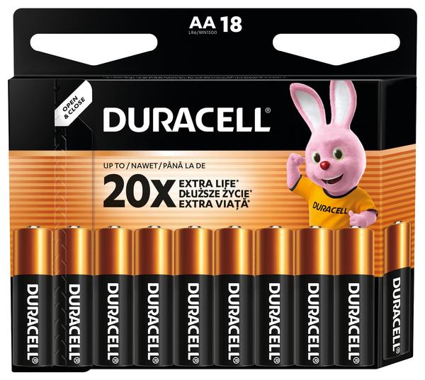 Батарейка DURACELL LR06 MN1500 1х18 шт.