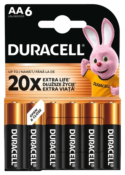 Батарейка DURACELL LR06 MN1500 1x6 шт.