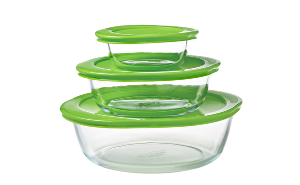 Форма с/к PYREX C&S д/запікан. з кр. 1 л кругл. 20 см (207P000/7645*)