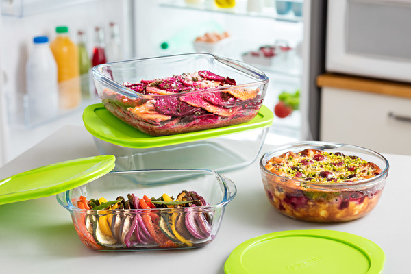 Форма с/к PYREX C&S д/запікан. з кр. 1 л кругл. 20 см (207P000/7645*)