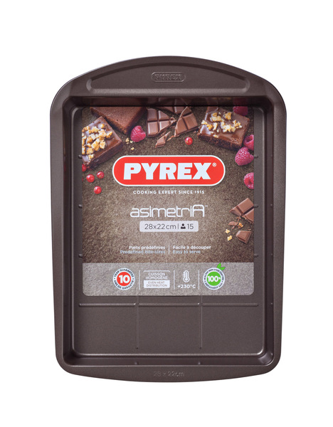Форма PYREX Asimetria д.бискивта/15 порц/28х22см (AS28WN0/7646)