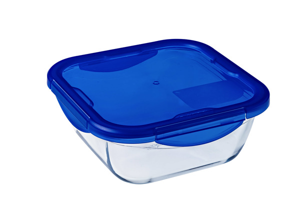 Форма с/к PYREX CK&GO форма д/запік.(гермет.кр.) квадрат21х21х8см (1.9л) (286PG00)