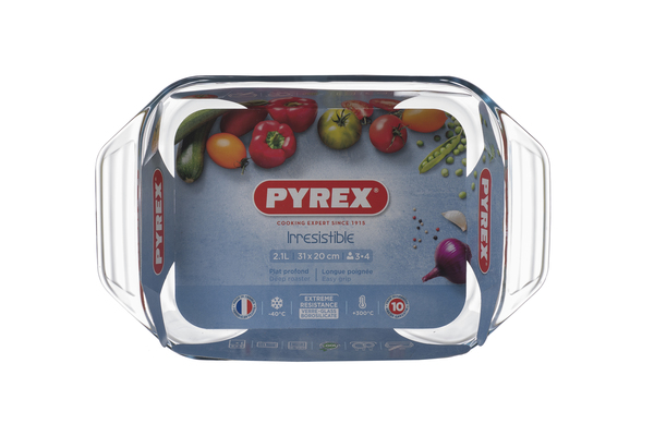 Форма с/к PYREX Irresistible форма скл.прямокут. 31х20х6см (2,1л) (407B000/8046*)
