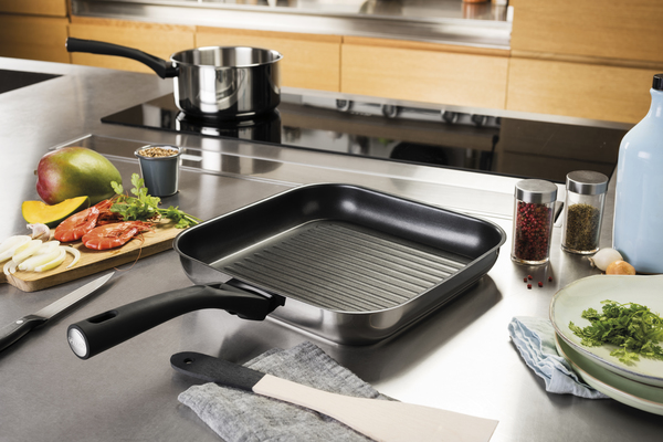 Сковорода PYREX EXPERT Touch сковорідка Grill 28см б/кришки (ET28BHX/7644)