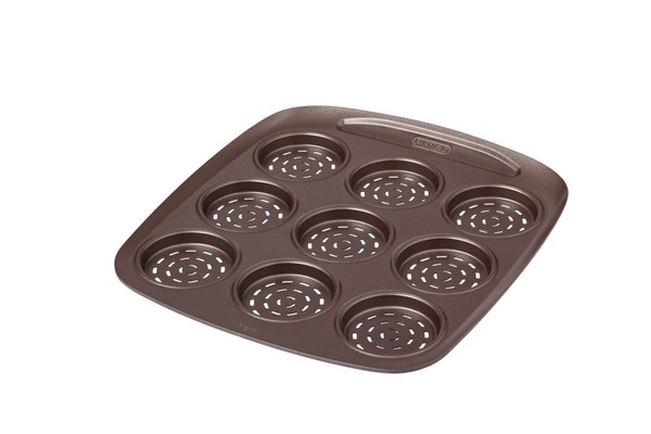 Форма PYREX Asimetria мет.форма прямокут.міні-pizza 9шт (AS09BZ0/7646)