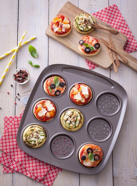 Форма PYREX Asimetria мет.форма прямокут.міні-pizza 9шт (AS09BZ0/7646)