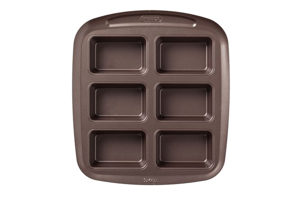 Форма PYREX Asimetria мет.форма прямокут.міні-cake 6шт (AS06BL0/7646)