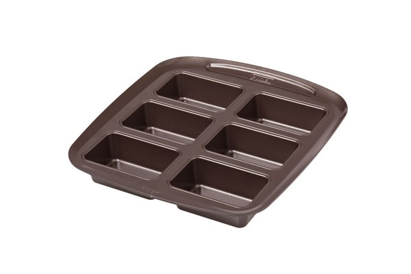 Форма PYREX Asimetria мет.форма прямокут.міні-cake 6шт (AS06BL0/7646)