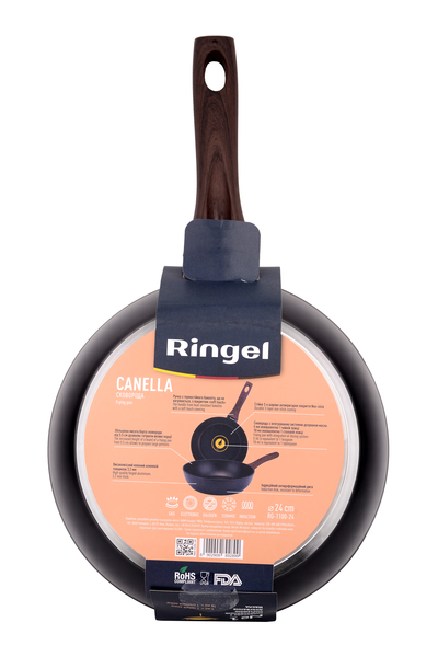 Сковорода RINGEL Canella глибока 24 см б/кришки (RG-1100-24)