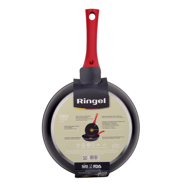 Сковорода RINGEL Chili глибока 24 см б/кришки (RG-1101-24)