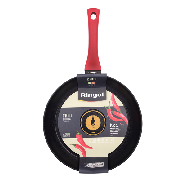 Сковорода RINGEL Chili глибока 28 см б/кришки (RG-1101-28)