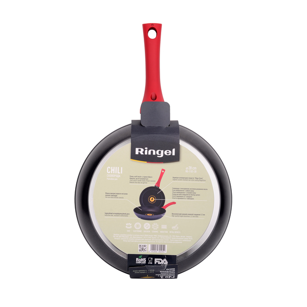 Сковорода RINGEL Chili глибока 28 см б/кришки (RG-1101-28)