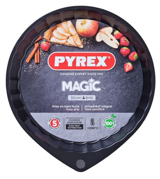 Форма PYREX MAGIC мет.форма кругл д/пирога 30см хв.борт (MG30BN6/7646)