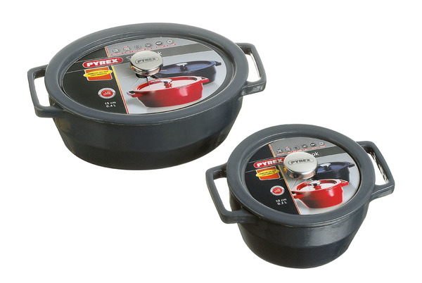 Каструля PYREX Slow Cook grey чугун кастрюля кругл 6.3л (SC4AC28/6641)