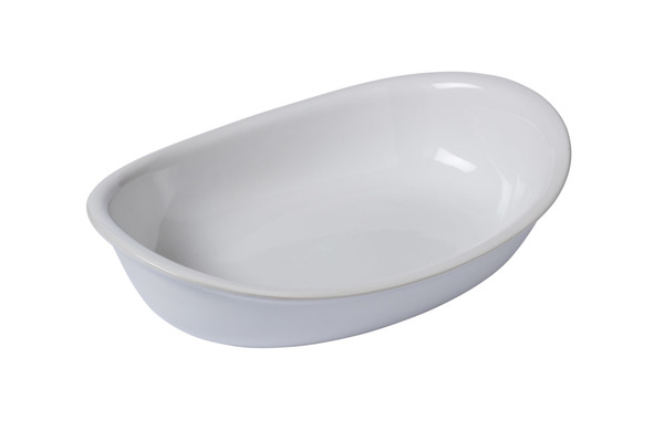 Форма с/к PYREX Supreme white форма керам овал 31х21см (SU31OR1/7646)