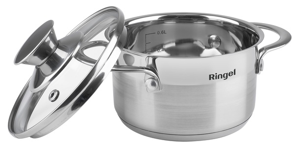 Каструля RINGEL Kinder Каструля 12 см (0.6 л) з кришкою (RG-2006-12)