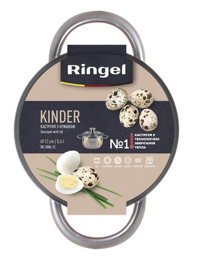 Каструля RINGEL Kinder Каструля 14 см (1.0 л) з кришкою (RG-2006-14)