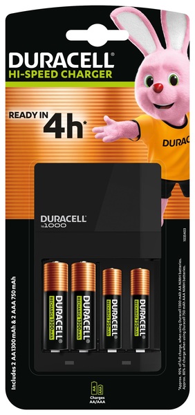 зар.пристрiй DURACELL CEF14 + 2AA1300 + 2AAА750
