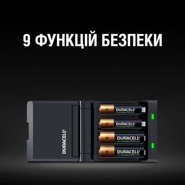 зар.пристрiй DURACELL CEF27+ 2AA1300 + 2AAА750