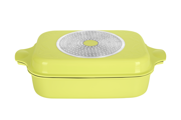 Гусятница RINGEL Zitrone Ростер 34x24x13.5 см (6+3л) з кришкою (RG-2108-34)