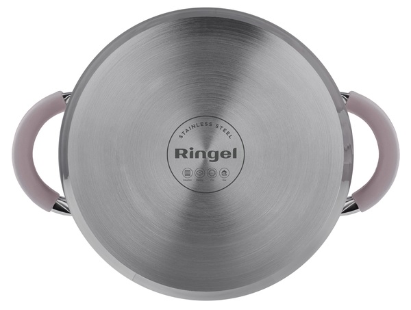 Каструля RINGEL Meyer 22 см (4.2 л) з кришкою (RG-2008-22)