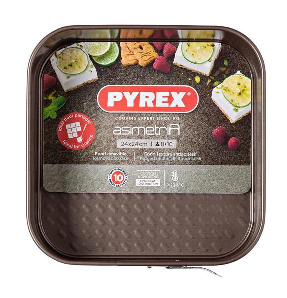 Форма PYREX Asimetria 24x24 cm квадратна роз'ємна (AS24BS0/7644)
