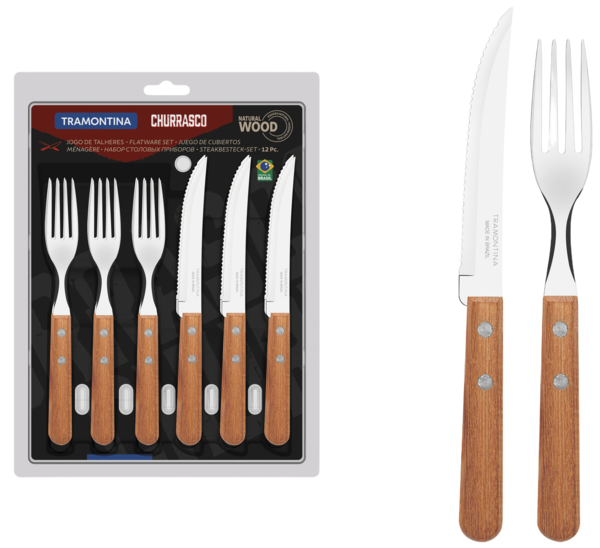 Барбекю TRAMONTINA Barbecue набір Churrasco 12 предм., інд.бл (22399/030)