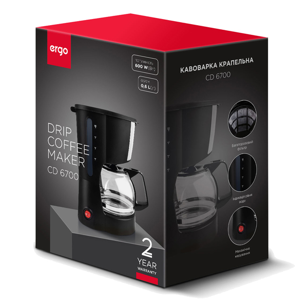 Кавоварка крапельна ERGO СD 6700