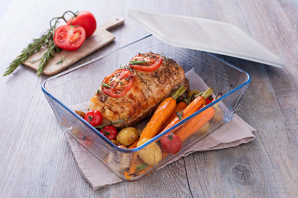 Форма с/к PYREX Cook&Freez з криш. склянна квадр. 15х15см (0.85л) (218P001/7946)