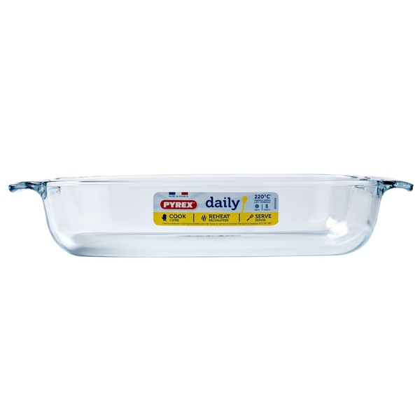 Форма с/к PYREX DAILY склянна прямокут. 39х25х7см (3.7л) (232B000/3646)