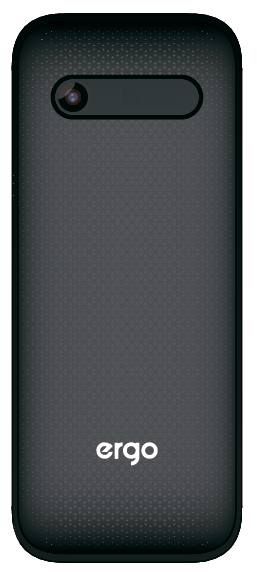 Мобільний телефон ERGO E241 Dual Sim (чорний)