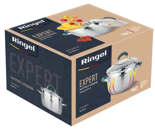 Каструля RINGEL EXPERT 16 см 1.6л (RG 2018-16)