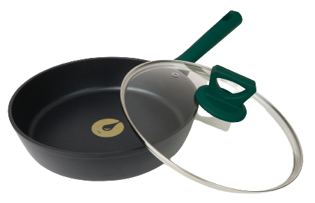 Сковорода RINGEL Herbal глибока 22 см з/кришкою (RG-1101-22/h/L)