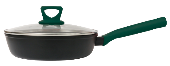 Сковорода RINGEL Herbal глибока 26 см з/кришкою (RG-1101-26/h/L)