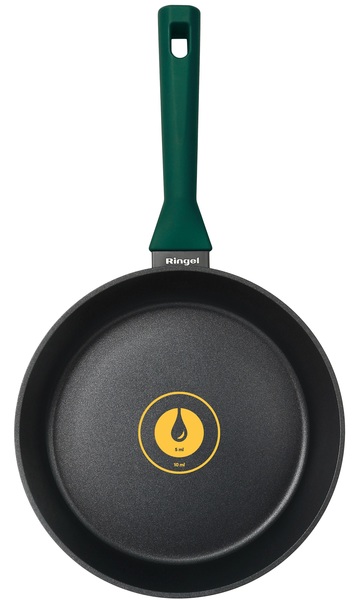Сковорода RINGEL Herbal глибока 28 см з/кришкою (RG-1101-28/h/L)