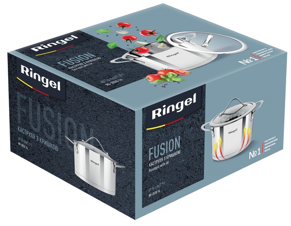 Каструля RINGEL FUSION 16 см 1.9л (RG 2020-16)