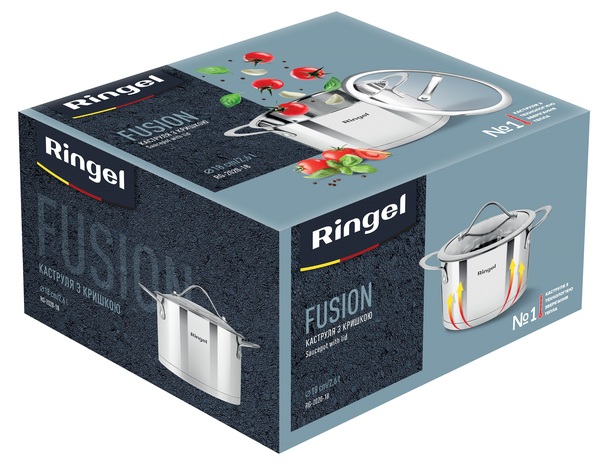 Каструля RINGEL FUSION 18 см 2.6л (RG 2020-18)