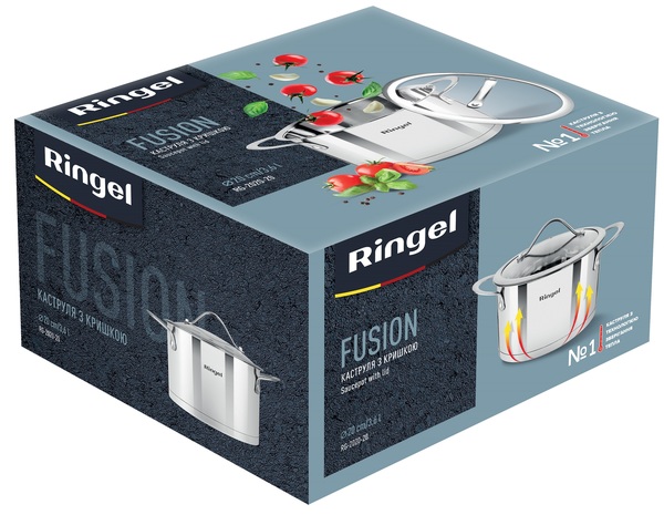 Каструля RINGEL FUSION 20 см 3.6л (RG 2020-20)