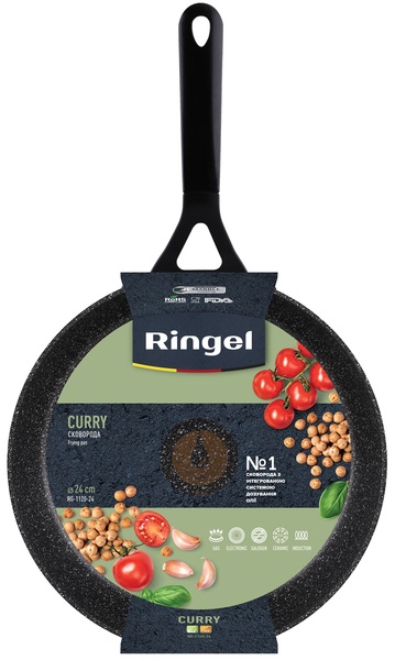 Сковорода RINGEL Curry Глибока 24 см б/крышки (RG-1120-24)