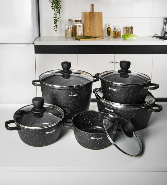 Каструля RINGEL Koriander алюм 18 см з кришкою 1.9 л (RG-2107-18)