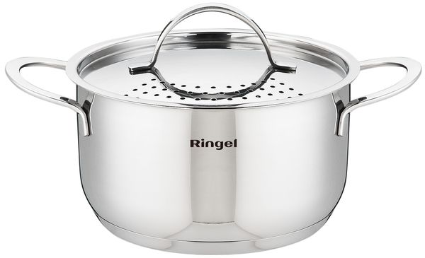 Каструля RINGEL Besser 20 см (3.2л) з кришкою нерж (RG-2021-20)