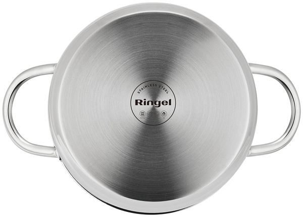 Каструля RINGEL Besser 24 см (5.5л) з кришкою нерж (RG-2021-24)