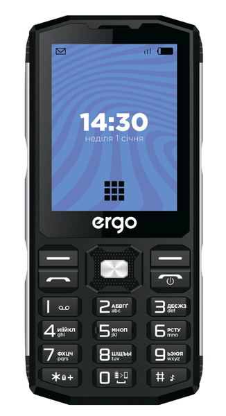 Мобільний телефон ERGO E282 Dual Sim (чорний)