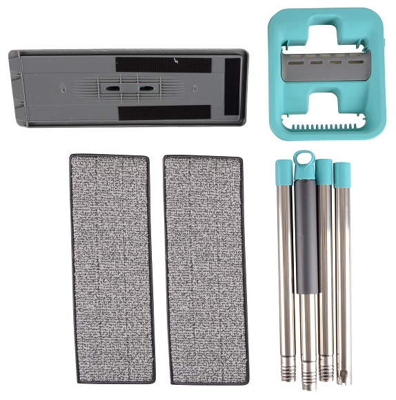 Набори д/прибирання IDEA HOME DS-342C Grey-Blue /НАБІР/з відром 4 л 120 см (DS-342C Grey-Blue)