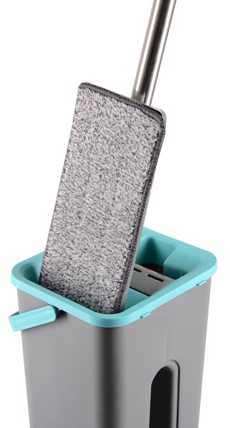 Набори д/прибирання IDEA HOME DS-342C Grey-Blue /НАБІР/з відром 4 л 120 см (DS-342C Grey-Blue)