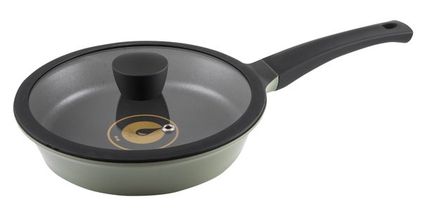 Сковорода RINGEL Zitrone Olive 24см з кришкою (RG-2108-24/OL)